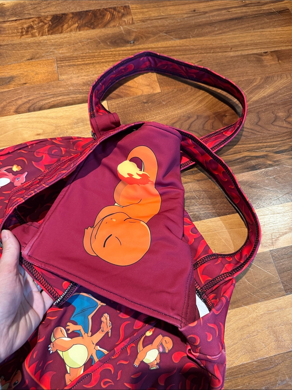 NWT Blackmilk x Pokémon Charmander Overall Shorts - Picture 5 of 7
